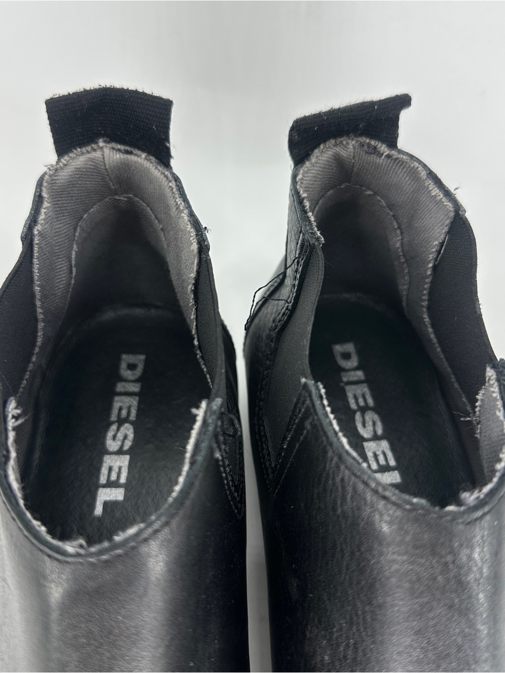 Send Offer DIESEL Archive Short Leather Slip On Boot - Picture 5 of 11